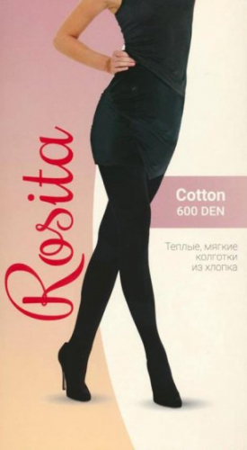 Колготки теплые, Rosita, Cotton 600 оптом