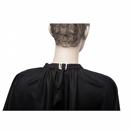 Dewal Пеньюар для стрижки «Матовый» AA09Black, 128 х 148 см, черный матовый