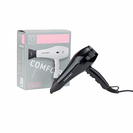 Dewal Beauty Фен для волос / Comfort Black HD1004-Black, 2200 Вт, черный