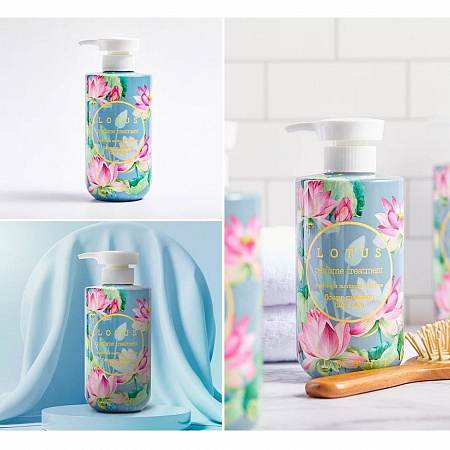 Jigott Парфюмированная маска для волос с экстрактом лотоса / Lotus Perfume Treatment, 500 мл