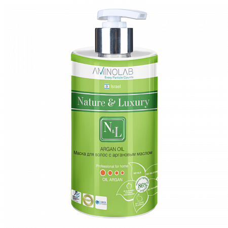 Nature & Luxury Маска для волос с Аргановым маслом, 460 мл