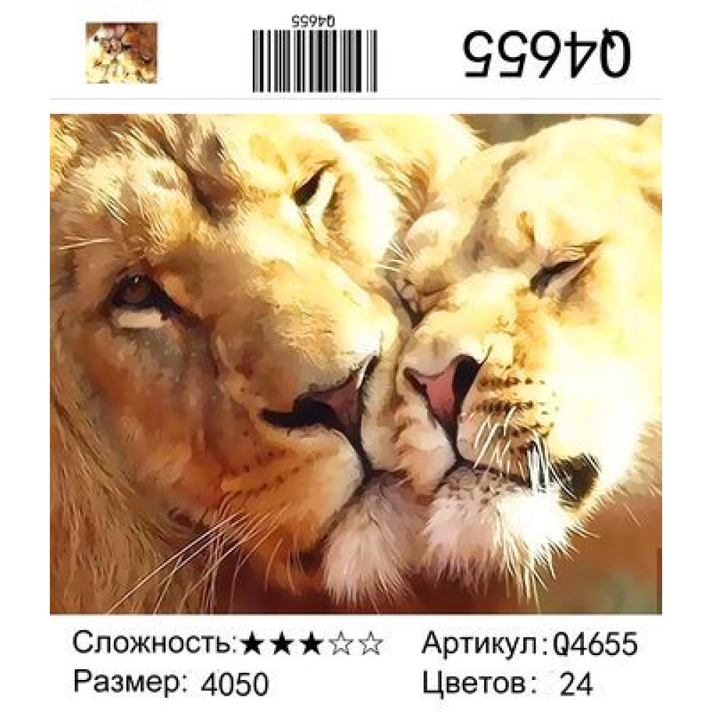 Картина по номерам 40x50 на подрамнике Q4655 Картины-раскраски по номерам 40x50