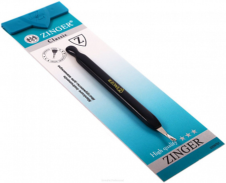 Zinger Триммер для удаления кутикулы / Classic SLC-703-B black logo#2, 89 мм