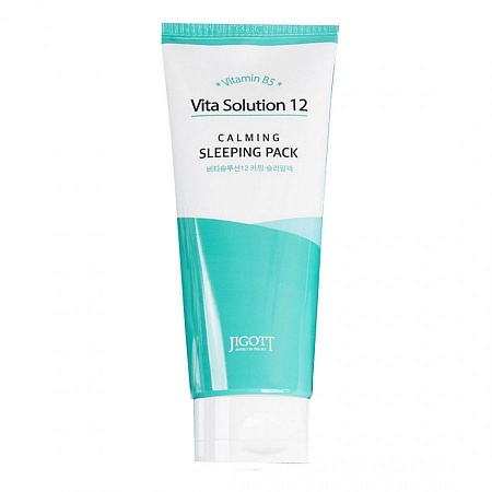 Jigott Ночная маска для лица / Vita Solution 12 Calming Sleeping Pack, 180 мл