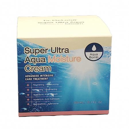 Dr.MeLoSo Увлажняющий крем для лица с гиалуроновой кислотой / Super Ultra Aqua Moisture Cream, 300 мл