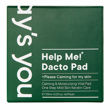 One-day's you Тонер-пэды увлажняющие / Help Me Dacto Pad, 60 пэдов
