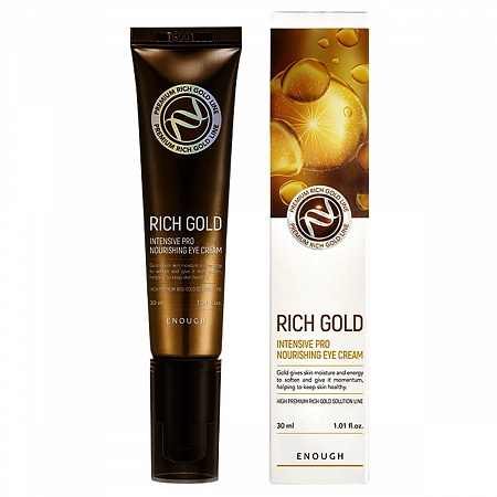 Enough Антивозрастной крем для кожи вокруг глаз с коллоидным золотом / Rich Gold Intensive Pro Nourishing Eye Cream, 30 мл