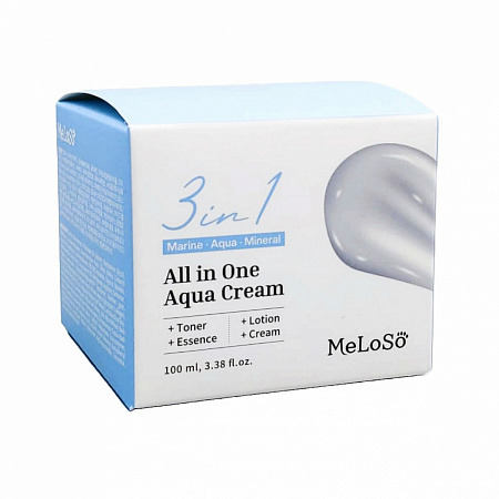 Dr.MeLoSo Крем для лица с морской водой и минералами / All in One Aqua Cream, 100 мл