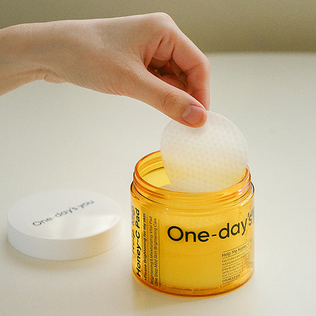 One-day's You Осветляющие тонер-пэды для лица с витамином C и медом / Handy Help Me Honey-C Pad, 60 шт.