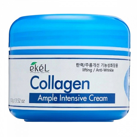 Ekel Ампульный крем для лица омолаживающий с коллагеном / Ample Intensive Cream Collagen, 100 мл