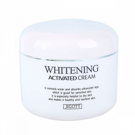 Jigott Антивозрастной крем для лица осветляющий / Whitening Activated Cream, 100 мл