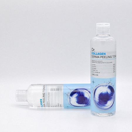 Lebelage Увлажняющий тонер с коллагеном / Dr. Collagen Derma Peeling Toner, 310 мл