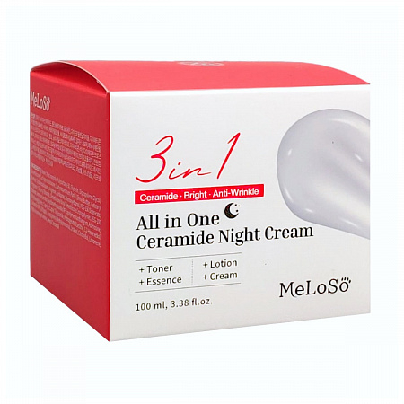 Dr.MeLoSo Крем для лица с церамидами ночной против морщин / All in One Ceramide Night Cream, 100 мл