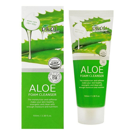 Ekel Пенка для умывания с экстрактом алоэ / Foam Cleanser Aloe, 100 мл