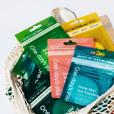 One-day's You Очищающие тонер-пэды для лица с церамидами / Handy Help Me Eco-Intense Ceramide Ampoule Pad, 10 шт.