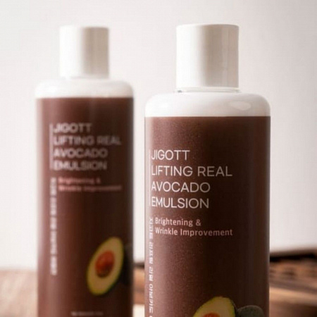 Jigott Эмульсия с экстрактом авокадо / Lifting Real Avocado Emulsion, 300 мл