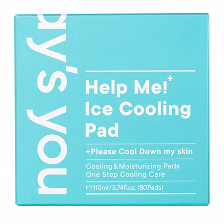 One-day's you Охлаждающие тонер-пэды / Help Me Ice Cooling Pad, 80 пэдов