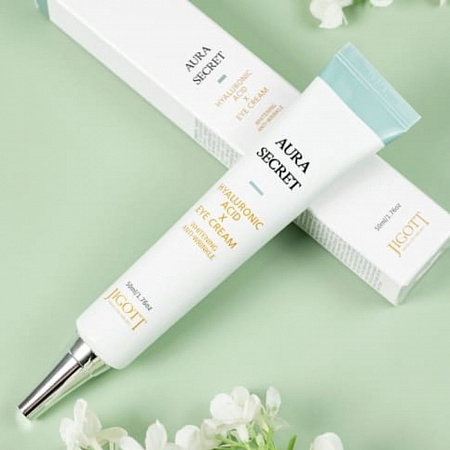 Jigott Крем для век с гиалуроновой кислотой / Aura Secret Hyaluronic Acid Eye Cream, 50 мл