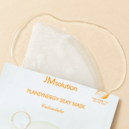 Jmsolution Тканевая маска для лица успокаивающая с экстрактом календулы / Plansynergy Silky Mask Calendula, 30 мл