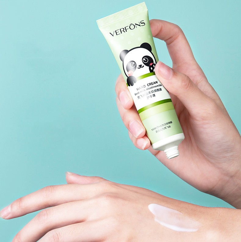 Увлажняющий крем для рук с козьим молоком и ниацинамидом Панда Verfons, 30 гр.