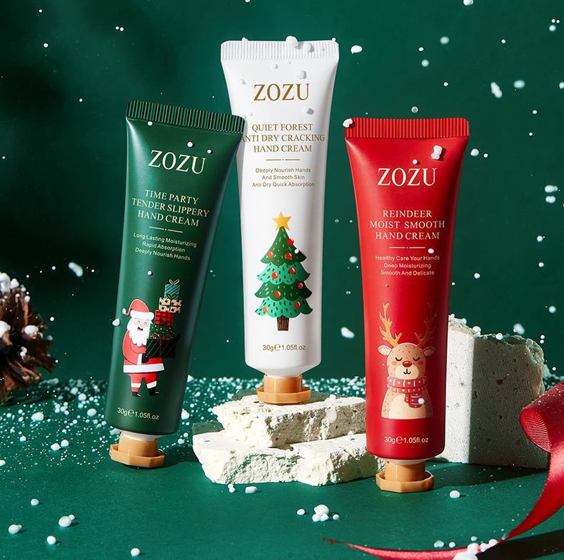 Набор кремов для рук Новогодний ZOZU, 5 шт. * 30 гр.