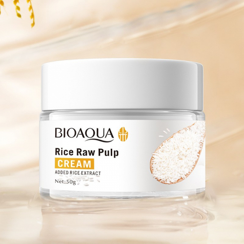 Крем для лица с экстрактом риса BIOAQUA Rice Raw Pulp Cream, 50 гр.