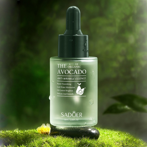 Увлажняющая сыворотка для лица с экстрактом Авокадо SADOER The Organic Avocado Anti-Wrinkle Essence, 30 мл.