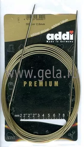Спицы Addi экстрадлинные супергладкие круговые