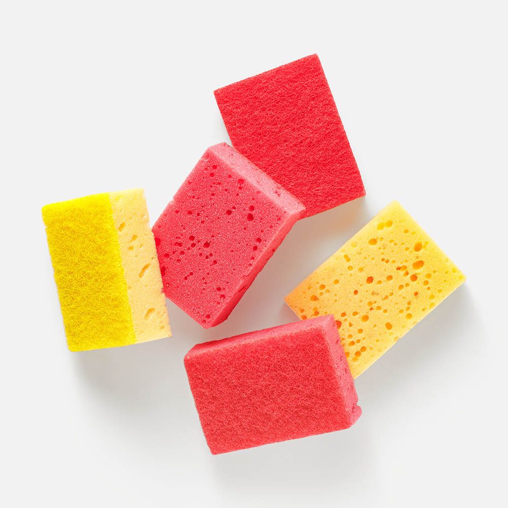 PROSTOMOY Губки Кухонные Крупнопористые 90х60х30мм 10шт