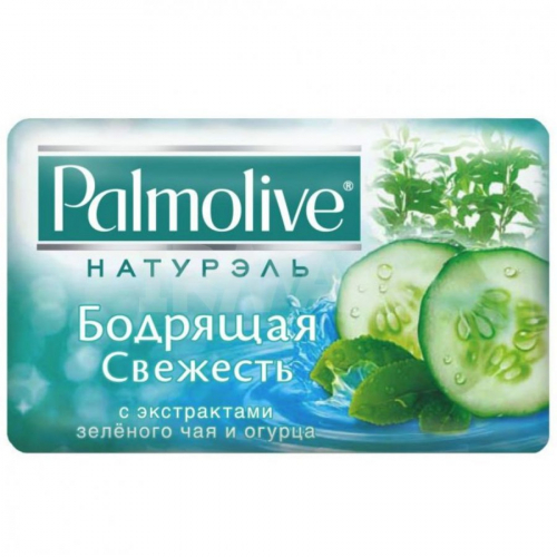 PALMOLIVE  Мыло Туалетное  Бодрящая Свежесть  Зеленый чай и Огурец  90г