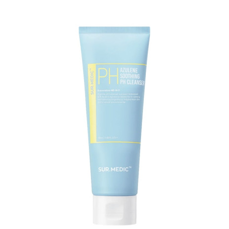 Мини Успокаивающий гель для умывания с азуленом и церамидами AZULENE SOOTHING PH CLEANSER (50 мл)