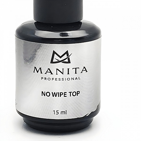 Manita Professional Топ для гель-лака без липкого слоя / No Wipe, 15 мл