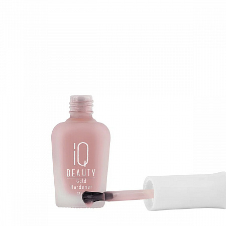 IQ Beauty Укрепитель для ногтей с коллоидным золотом / Gold Hardener Blush, 12,5 мл