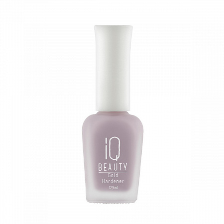 IQ Beauty Укрепитель для ногтей с коллоидным золотом / Gold Hardener Lilac, 12,5 мл