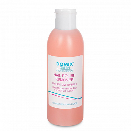 Domix Green Professional Средство для снятия лака с ногтей без ацетона / Nail Polish Remover non acetone, 200 мл