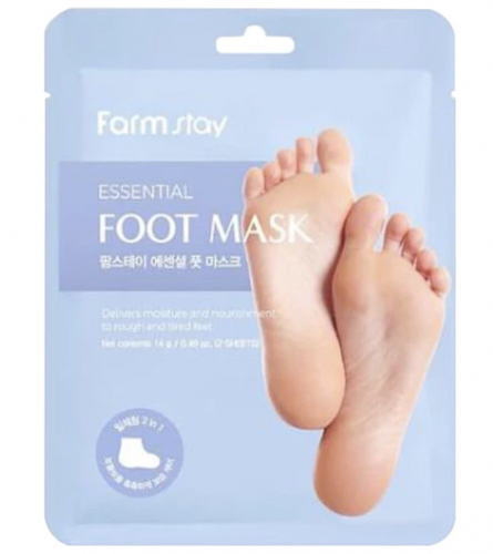 Farm Stay/ Восстанавливающая маска-носочки для ног FarmStay Essential Foot Mask