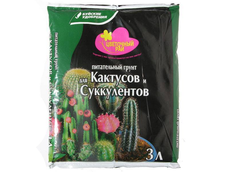 Грунт 3л Цветочный рай. Кактусы, Суккуленты.