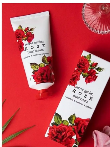 Jigott/ Увлажняющий крем для рук с экстрактом розы JIGOTT Secret Garden Rose Hand Cream 100 мл.