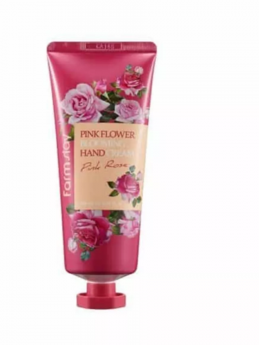 Farm Stay/ Крем для рук с экстрактом лепестков розы. Pink Flower Blooming Hand Cream Pink Rose 100 мл.