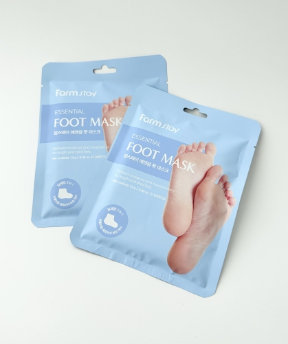 Farm Stay/ Восстанавливающая маска-носочки для ног FarmStay Essential Foot Mask