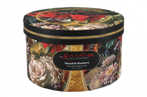 Пара чайная, 1 перс, 2 пр, 250 мл, фарфор F, черная, Маки, Baroque flowers, 62363