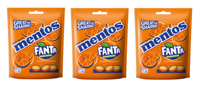 Жевательные конфеты Mentos Fanta Dragees 160гр