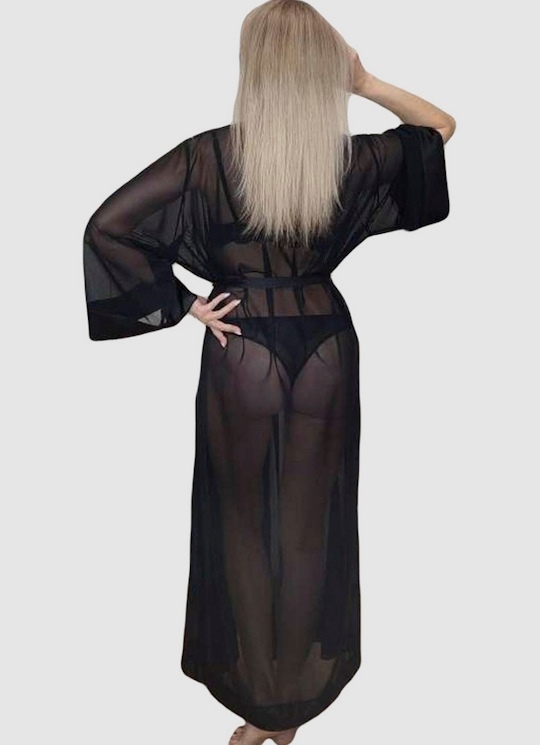 Пеньюар женский SUBTILLE TEONA BLACK Penyuar zhens