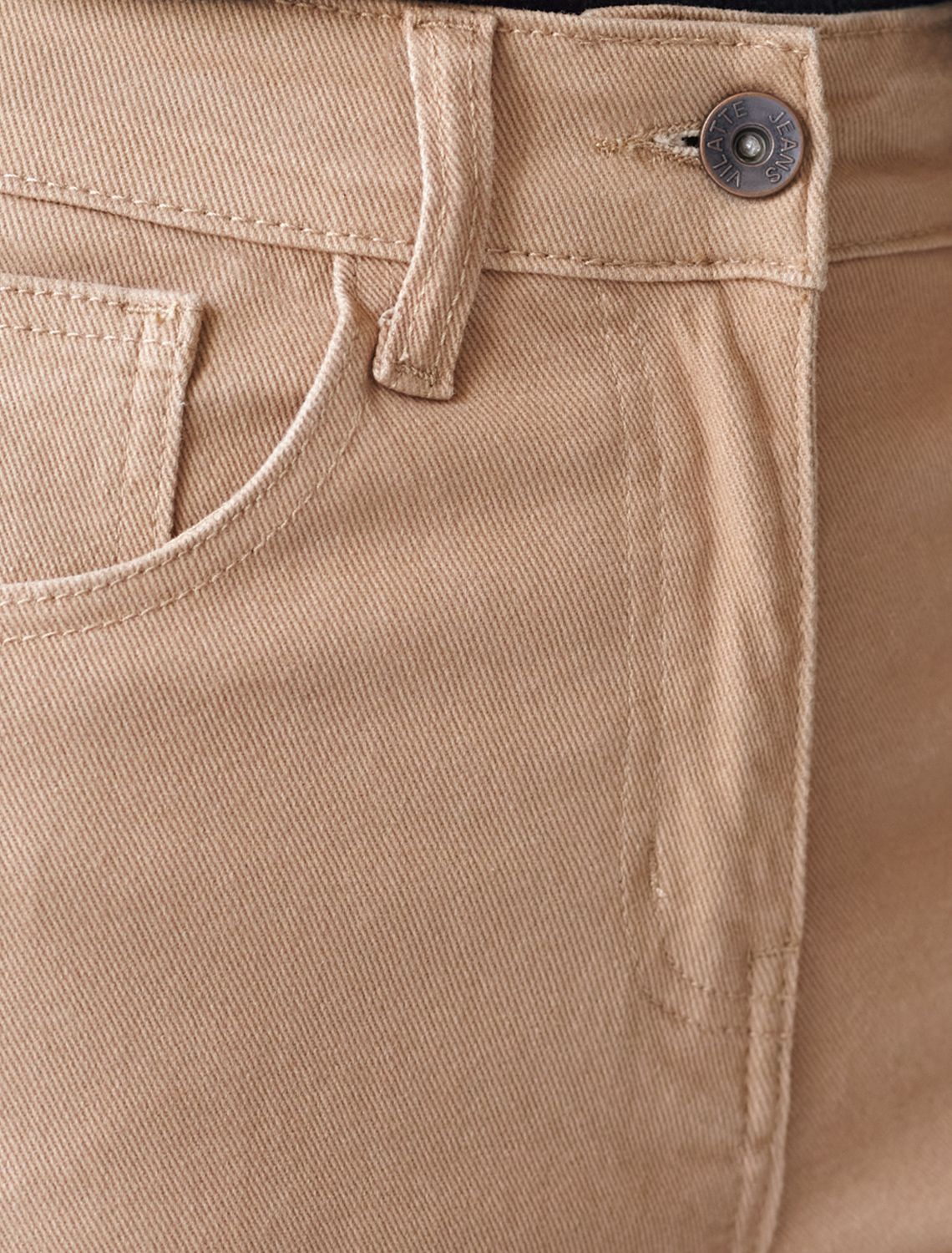 Джинсы из эластичного денима D24.229 светло-кофейный