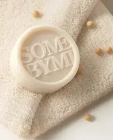 SOME BY MI LACTOSOY LOW PH MORNING CLEANSING BAR Очищающее туалетное мыло с лактобактериями и ферментом соевого молока 90г