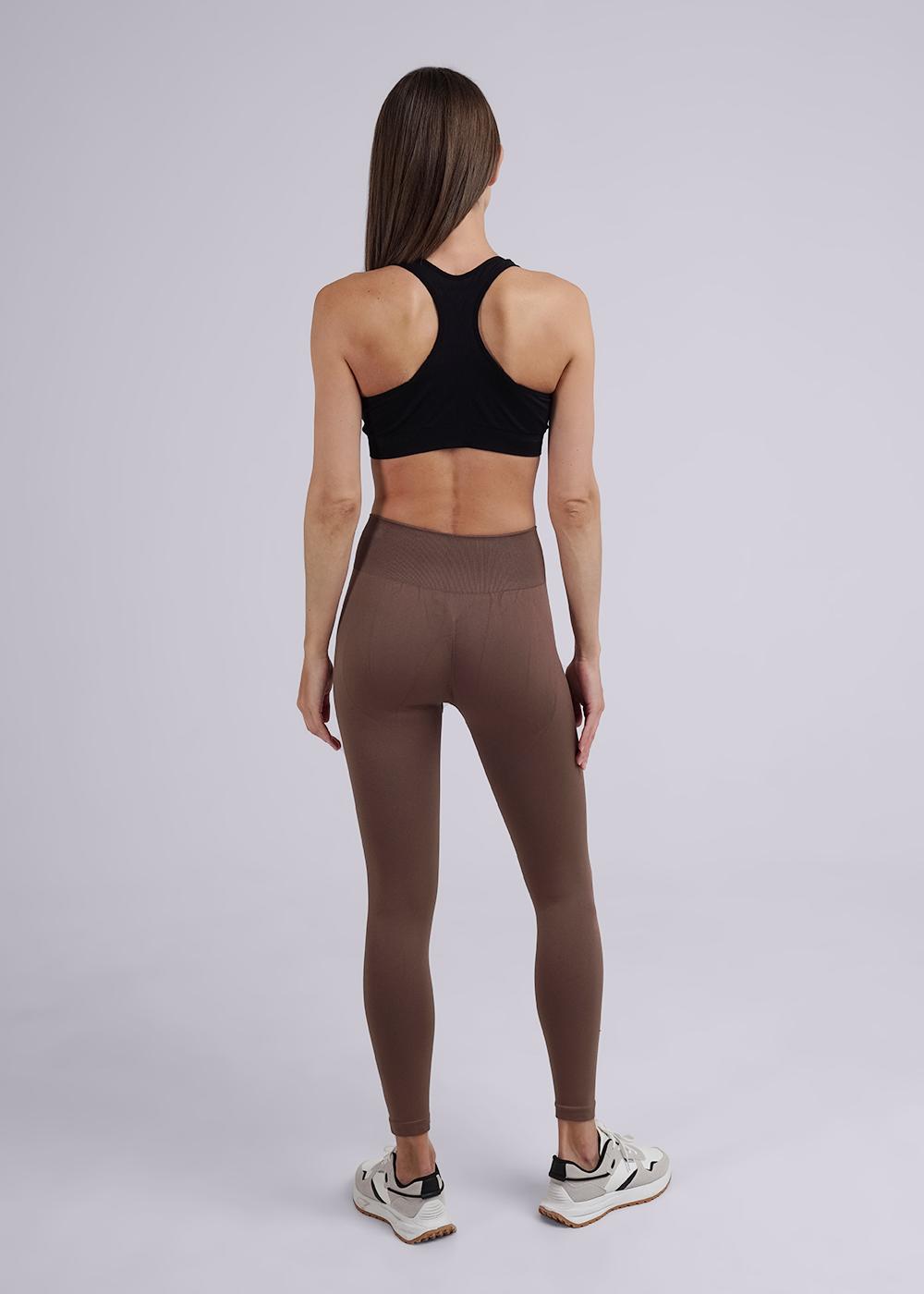 Ст.цена 1190р CLE LL012pt Леггинсы женские LL012pt кофейный