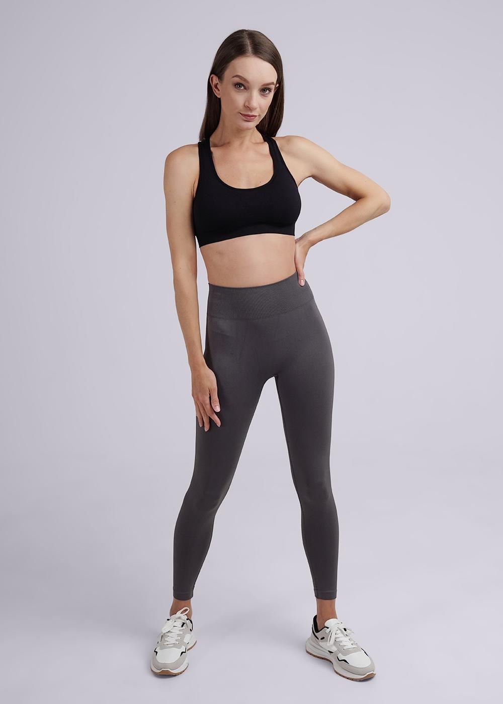 Ст.цена 1190р CLE LL012pt Леггинсы женские LL012pt т.серый