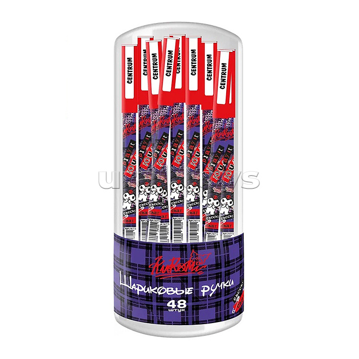 Ручка шариковая Kuromi, цвет чернил синий, 0,7 мм, в друме