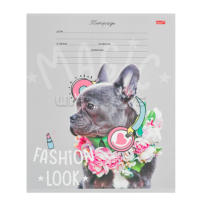 Тетрадь 12л. косая линия