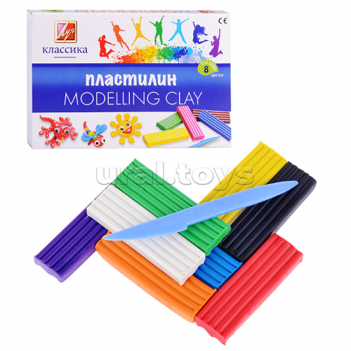 Пластилин 8цв. 